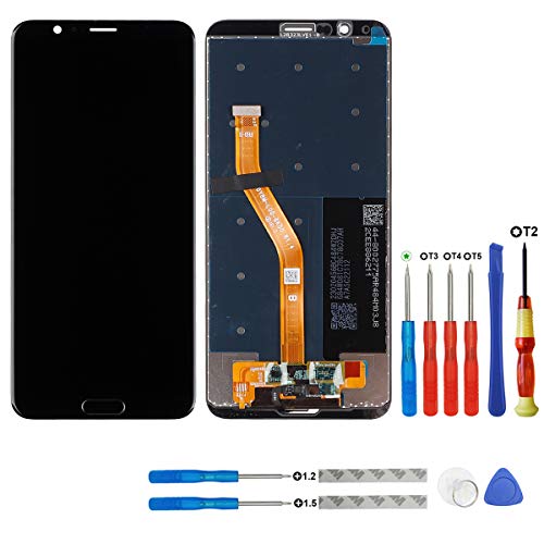 swark LCD Display Compatible with Huawei Honor V10 BKL-AL00 BKL-AL20/Honor View 10 Global BKL-L09 Ersatz Schwarz Touchscreen with Tools (Ohne Rahmen with Fingerprint) von swark