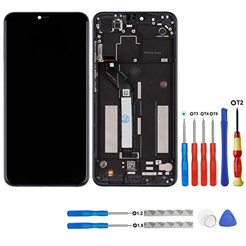 swark LCD Display Compatible with Mi 8 Lite M1808D2TG M1808D2TE / Mi 8 Youth Touchscreen + Tools (Schwarz mit Rahmen) von swark