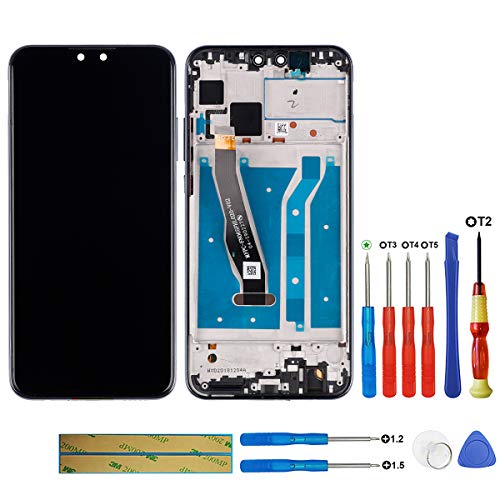 swark LCD Display Kompatibel mit Huawei Y9 2019 / Enjoy 9 Plus Touchscreen Digitizer Assembly Glas + Tools (Schwarz mit Rahmen) von swark