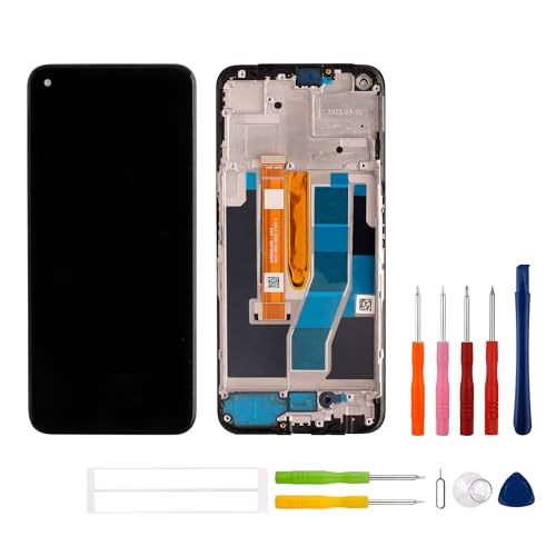 swark LCD Display Kompatibel mit Oneplus Nord CE 2 LITE 5G CPH2381, CPH2409 (Schwarz mit Rahmen) LCD Display Touchscreen Replacement + Tools von swark