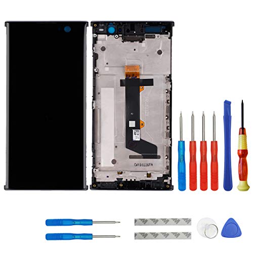swark LCD Display Kompatibel mit Sony Xperia XA2 H4113, H3113, H4133, H3123 Touchscreen Bildschirm Digitizer Assembly Glas + Tools (Schwarz mit Rahmen) von swark