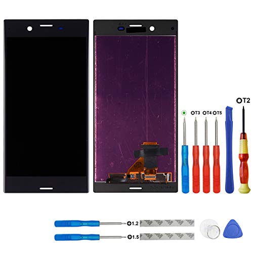 swark LCD Display Kompatibel mit Sony Xperia XZ F8331 Schwarz (ohne Rahmen) Touchscreen Bildschirm Digitizer Assembly Glas + Tools von swark