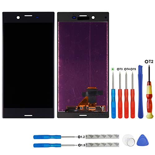 Swark LCD Display Kompatibel mit Sony Xperia XZ F8331 Schwarz (ohne Rahmen) Touchscreen Bildschirm Digitizer Assembly Glas + Tools von swark