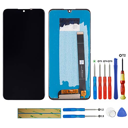 swark LCD Display Kompatibel mit Wiko View3 Pro（Schwarz ohne Rahmen LCD Display Touchscreen Bildschirm Digitizer Assembly Glas + Tools von swark