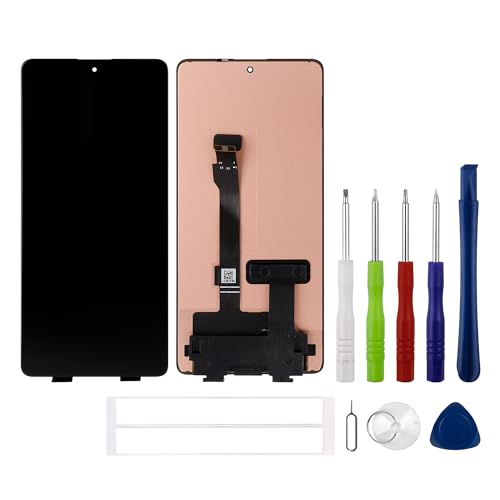 swark TFT Display Kompatibel mit Xiaomi Redmi Note 12 Pro 5G /Note 12 Pro Plus 5G (Schwarz ohne Rahmen) (No Fingerprint) LCD Display Touch Screen Replacement + Tools von swark