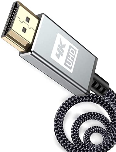 4K HDMI Kabel 6Meter,Sweguard HDMI Kabel 4K @ 60Hz 18Gbps Kurz 50cm Highspeed HDMI 2,0 Kabel Vergoldete Anschlüsse mit Ethernet/Audio Rückkanal, Kompatibel mit Video 4K UHD 2160p, HD 1080p-Grau von sweguard