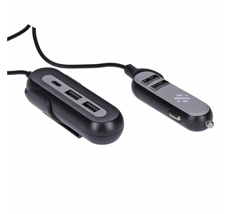 swipe USB-Verteiler Swipe 5 Port Car USB-Hub schwarz von swipe