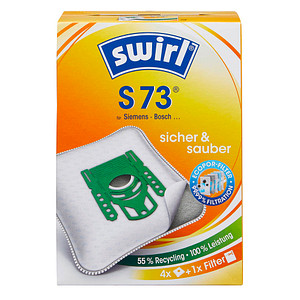 4 swirl® EcoPor® S 73 Staubsaugerbeutel von swirl®