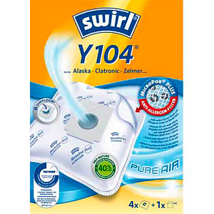 4 swirl® MicroPor® Plus Y 104 Staubsaugerbeutel von swirl®