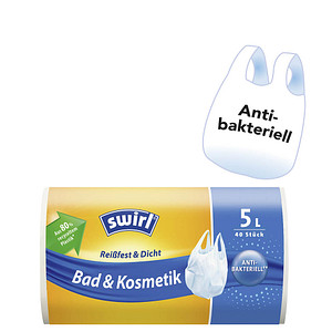 swirl® Kosmetikbeutel 3290 5,0 l weiß, 40 St. von swirl®