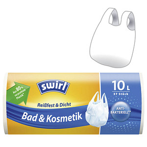 swirl® Kosmetikbeutel 4341 10,0 l weiß, 37 St. von swirl®