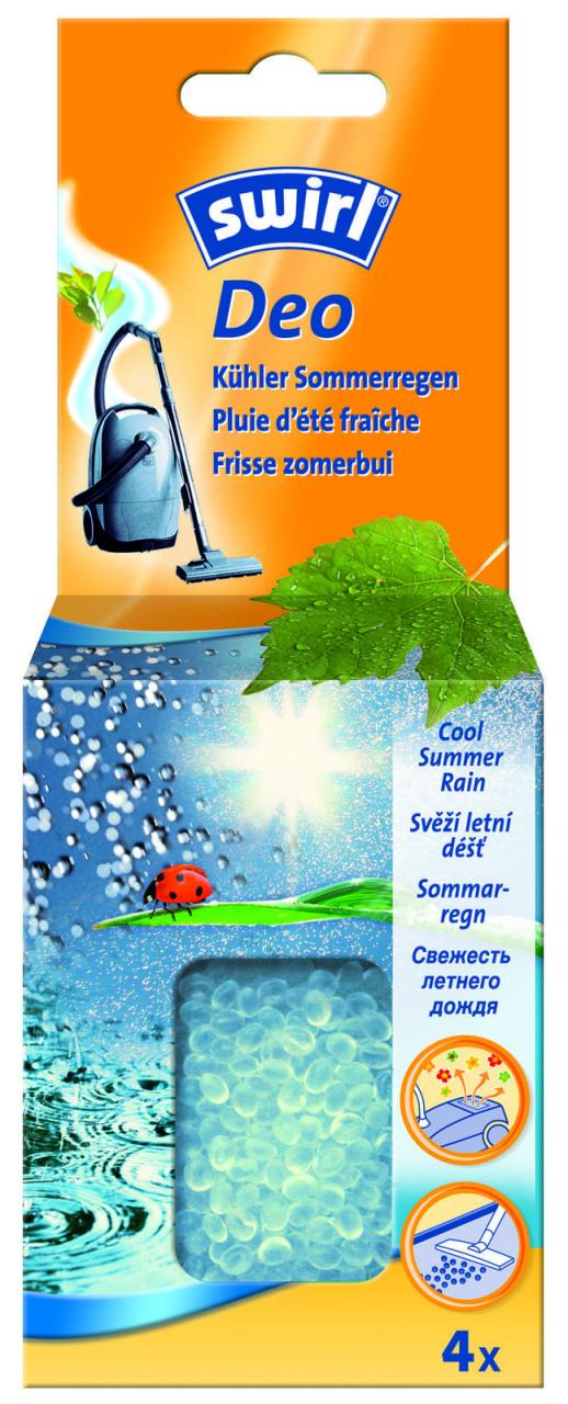 swirl® Staubsauger-Deo-Perlen Sommerregen 4 Beutel á 6,0 g von swirl®