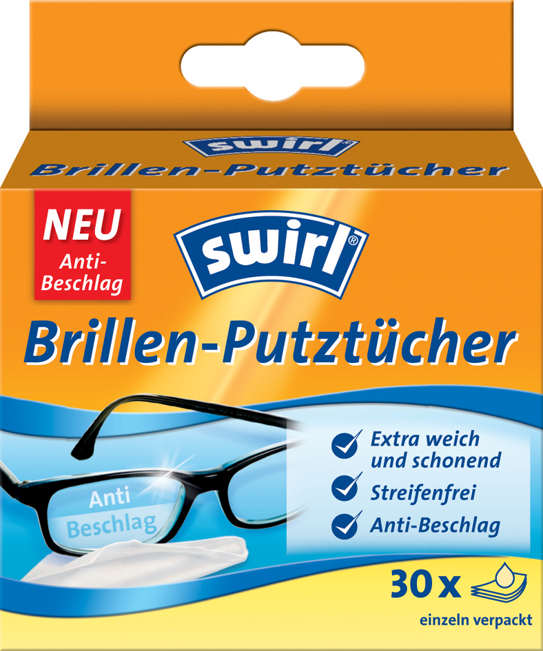 swirl Brillen-Putztücher, 30er Großpackung von swirl
