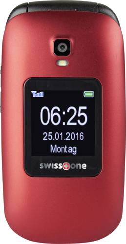 Swisstone BBM 625 Senioren-Klapp-Handy mit Ladestation, SOS Taste Rot Swisstone BBM 625 Senioren-Klapp-Handy mit Ladestation, SOS Taste Rot von swisstone