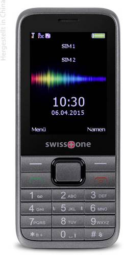 Swisstone SC 560 Dual-SIM-Handy Schwarz Swisstone SC 560 Dual-SIM-Handy Schwarz von swisstone