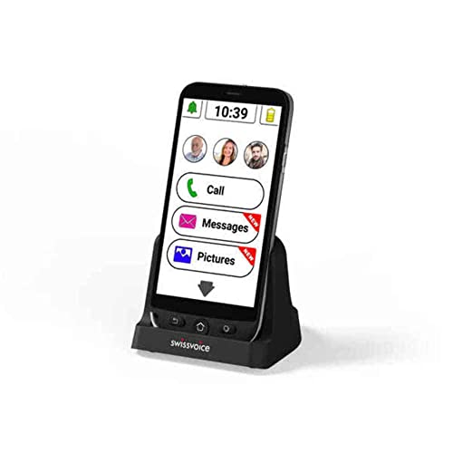 swissvoice G50 schwarz, Senioren-Smartphone von swissvoice