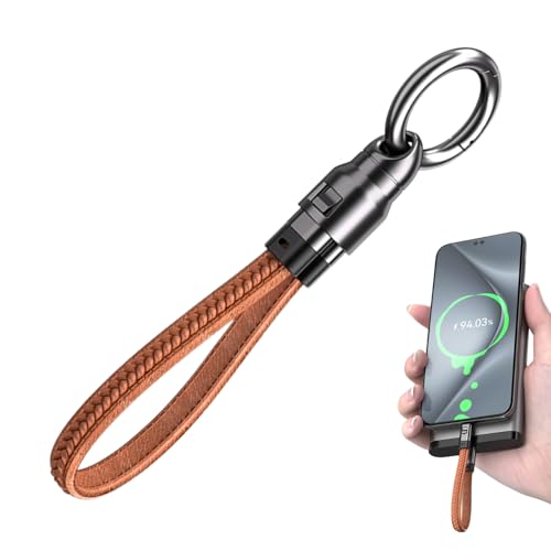 Ladekabel Von Schlüsselring -Telefonketten - Ladekabel Von Schlüsselklingeln | Mini -Schlüsselbund USB C Bis USB C -Kabel | Smooth Pleving Unplugging -Funktion Für Mobiltelefone, Tablet Oder Laptop Ladekabel Von Schlüsselring -Telefonketten - Ladekabel Von Schlüsselklingeln | Mini -Schlüsselbund USB C Bis USB C -Kabel | Smooth Pleving Unplugging -Funktion Für Mobiltelefone, Tablet Oder Laptop von syayw