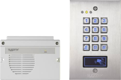 Sygonix 1582021 Codeschloss Unterputz IP66 mit beleuchteter Tastatur, mit separater Auswerteeinheit Sygonix 1582021 Codeschloss Unterputz IP66 mit beleuchteter Tastatur, mit separater Auswerteeinheit von sygonix