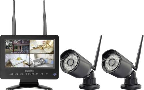 Sygonix Funk-Überwachungskamera-Set mit 2 Kameras 1280 x 720 Pixel 2.4GHz von sygonix
