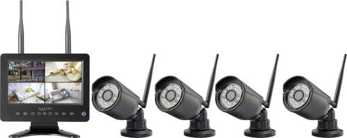 Sygonix Funk-Überwachungskamera-Set mit 4 Kameras 1280 x 720 Pixel 2.4GHz Sygonix Funk-Überwachungskamera-Set mit 4 Kameras 1280 x 720 Pixel 2.4GHz von sygonix