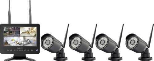 Sygonix Funk-Überwachungskamera-Set mit 4 Kameras 1280 x 720 Pixel 2.4GHz von sygonix