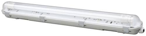 Sygonix LED-Feuchtraumleuchte LED G13 9W Naturweiß Grau von sygonix