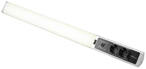Sygonix LED-Unterbauleuchte SMD LED 18W Neutralweiß Silber, Weiß von sygonix