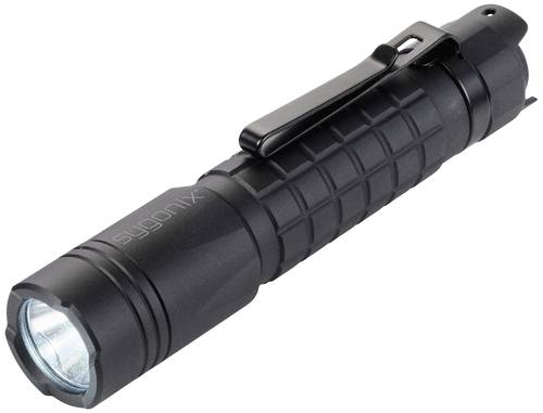 Sygonix SMD LED Taschenlampe mit Gürtelclip, IP68 (wasserdicht), mit Stroboskopmodus batteriebetrie von sygonix
