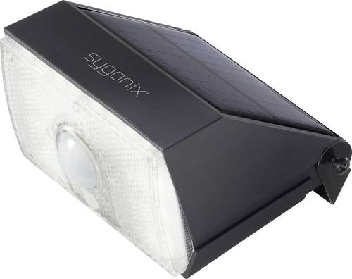 Sygonix SY-4673536 LED-Außenwandleuchte mit Bewegungsmelder 10W Neutralweiß Schwarz von sygonix