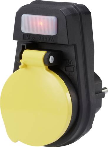 Sygonix SY-4673756 Schaltbare Zwischensteckdose mit Schalter am Gerät 1polig Schwarz, Gelb Sygonix SY-4673756 Schaltbare Zwischensteckdose mit Schalter am Gerät 1polig Schwarz, Gelb von sygonix