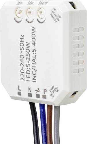 Sygonix SY-4697884 Unterputz Dimmer Geeignet für Leuchtmittel: Halogenlampe, LED-Lampe, Glühlampe von sygonix