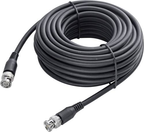 Sygonix SY-4714552 Video Verlängerungskabel [1x BNC-Stecker - 1x BNC-Stecker] 10.00m Schwarz von sygonix