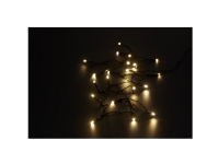Sygonix SY-4722056 Lichterkette (Bündel) Innen/Außen Batteriebetrieben Anzahl der Glühbirnen 20 LED (RGB) Warmweiß Beleuchtet Länge: 2,3 m Timer von sygonix