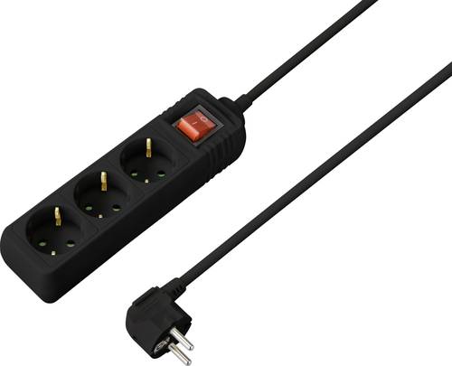 Sygonix SY-4890984 Steckdosenleiste mit Schalter Schwarz Schutzkontakt 1St. Sygonix SY-4890984 Steckdosenleiste mit Schalter Schwarz Schutzkontakt 1St. von sygonix