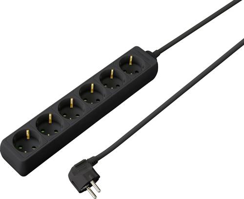 Sygonix SY-4890992 Steckdosenleiste Schwarz Schutzkontakt 1St. Sygonix SY-4890992 Steckdosenleiste Schwarz Schutzkontakt 1St. von sygonix