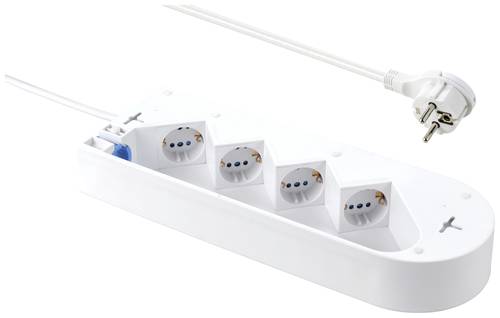 Sygonix SY-5228510 Steckdosenleiste mit Schalter 4fach Weiß Schutzkontakt 1St. Sygonix SY-5228510 Steckdosenleiste mit Schalter 4fach Weiß Schutzkontakt 1St. von sygonix