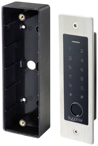 Sygonix SY-5231014 Fingerprint/RFID Zugangssystem Unterputz 12 V/DC, 18 V/DC IP55 mit beleuchteter T Sygonix SY-5231014 Fingerprint/RFID Zugangssystem Unterputz 12 V/DC, 18 V/DC IP55 mit beleuchteter T von sygonix