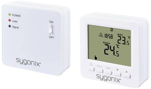 Sygonix SY-5470190 Funk-Raumthermostat Aufputz Wochenprogramm 1St. Sygonix SY-5470190 Funk-Raumthermostat Aufputz Wochenprogramm 1St. von sygonix