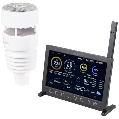 sygonix SY-5479628 WLAN-Wetterstation Vorhersage für 2 Tage Anzahl Sensoren max. 8St. sygonix SY-5479628 WLAN-Wetterstation Vorhersage für 2 Tage Anzahl Sensoren max. 8St. von sygonix