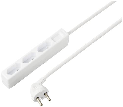 Sygonix SY-5775148 Steckdosenleiste 3fach Weiß Eurostecker von sygonix