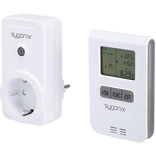 sygonix RS2W Funk Heizungssteuerung-Set Zwischenstecker Schaltleistung (max.) 3500 W Reichweite max. (im Freifeld) 150 m von sygonix