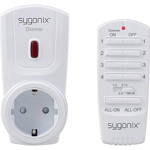 sygonix RSL Dimmer-Set Zwischenstecker Schaltleistung (max.) 300 W Reichweite max. (im Freifeld) 70 m von sygonix