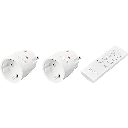 Sygonix RSL Funk-Steckdosen-Set Zwischenstecker, Schaltleistung max. 2300 W, Reichweite max. 70 m, Weiß von sygonix