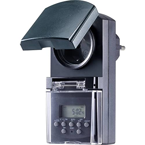 Sygonix SY-5044422 Steckdosen-Zeitschaltuhr digital Wochenprogramm 1800 W IP44 Countdown-Funktion, Zufallsfunktion Sygonix SY-5044422 Steckdosen-Zeitschaltuhr digital Wochenprogramm 1800 W IP44 Countdown-Funktion, Zufallsfunktion von sygonix