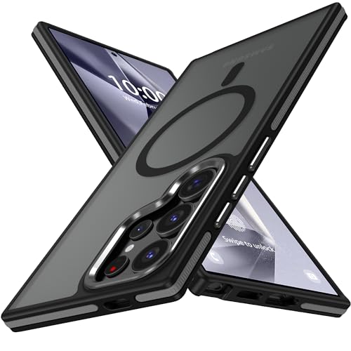 symboly Magnetisch für Samsung Galaxy S24 Ultra Hülle Matt, Kompatibel mit MagSafe, Handyhülle Samsung S24 Ultra Case Militärnorm Schutz Stoßfeste Schutzhülle Dünn Galaxy S24 Ultra 6,8 in, Schwarz symboly Magnetisch für Samsung Galaxy S24 Ultra Hülle Matt, Kompatibel mit MagSafe, Handyhülle Samsung S24 Ultra Case Militärnorm Schutz Stoßfeste Schutzhülle Dünn Galaxy S24 Ultra 6,8 in, Schwarz von symboly