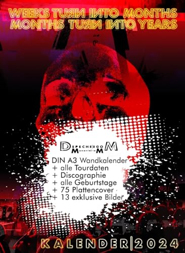 Depeche Mode Kalender 2024 DIN A3 mit DIN A1 Poster von syn
