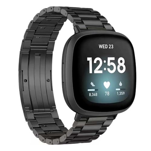 synsing Kein Werkzeug Erforderlich Titanband kompatibel mit Fitbit Versa 4 und Fitbit Sense 2 Armbändern, Titanmetallband-Ersatzarmbänder für Fitbit Versa 3 und Versa 4 / Sense und Sense 2 Zubehör synsing Kein Werkzeug Erforderlich Titanband kompatibel mit Fitbit Versa 4 und Fitbit Sense 2 Armbändern, Titanmetallband-Ersatzarmbänder für Fitbit Versa 3 und Versa 4 / Sense und Sense 2 Zubehör von synsing