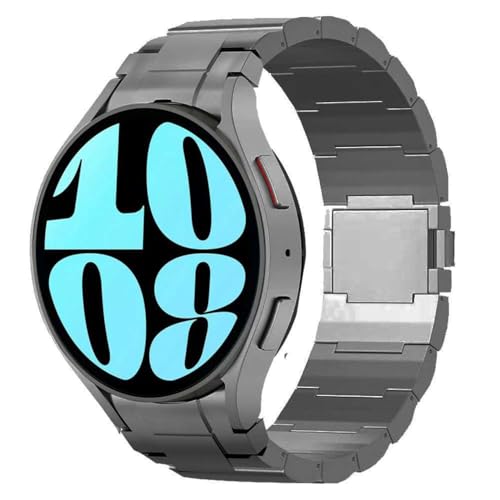 synsing Magnetisches Titan-Metallarmband für Samsung Galaxy Watch 7/6/5/4/FE 44mm 40mm, 20mm Schnellverschluss-Metallarmband für Galaxy Watch 6 Classic Band 47mm 43mm/ 5 Pro 45 mm/ 4 Classic von synsing