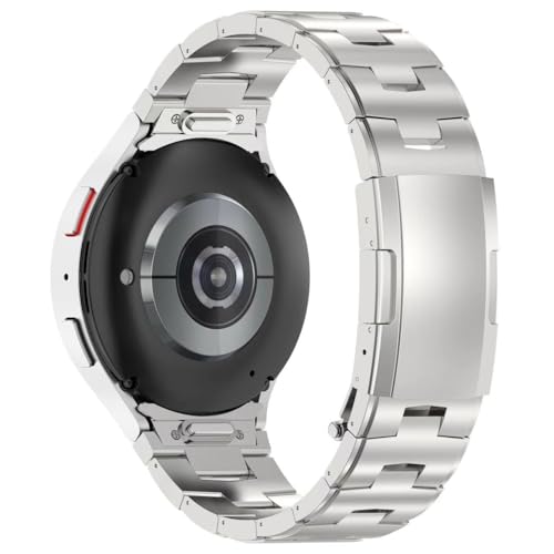 synsing Titan-Armbänder kompatibel mit Samsung Galaxy Watch 7/6/5/4/FE 44mm 40mm Band, 20mm No Gap-Metallarmband für Galaxy Watch synsing Titan-Armbänder kompatibel mit Samsung Galaxy Watch 7/6/5/4/FE 44mm 40mm Band, 20mm No Gap-Metallarmband für Galaxy Watch von synsing