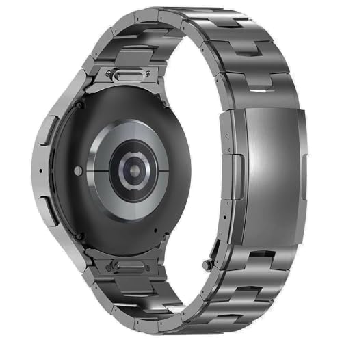 synsing Titan-Armbänder kompatibel mit Samsung Galaxy Watch 7/6/5/4/FE 44mm 40mm Band, 20mm No Gap-Metallarmband von synsing